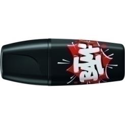 Marcador Fluor Stabilo Boss Mini 07 By Snooze One  Negro  Bam