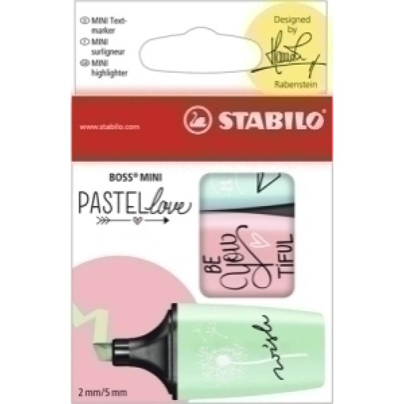 marcador-fluor-stabilo-boss-mini-07-pastel-estuche-de-3-pizca-de-menta-rubor-rosa-toque-de-turquesa