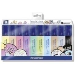 Marcador Fluor Staedtler 364 Textsurfer Classic Pastel&Vintage Estuche De 10