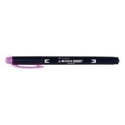 Marcador Fluor Tombow Mono Edge Doble Punta Rosa
