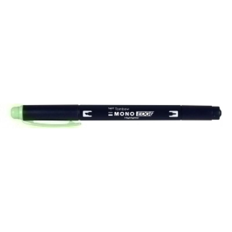 marcador-fluor-tombow-mono-edge-doble-punta-verde