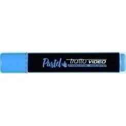 Marcador Fluor Tratto Video Pastel Azul Arandano Caja De 12