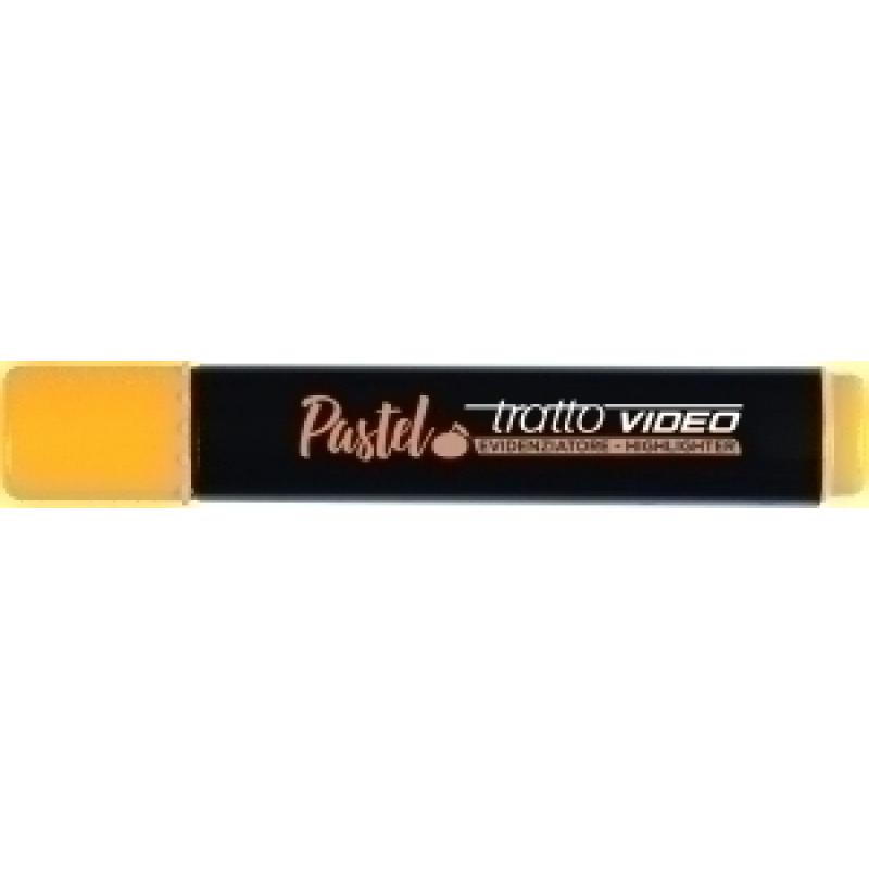 marcador-fluor-tratto-video-pastel-mandarina-caja-de-12