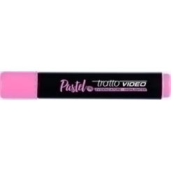 Marcador Fluor Tratto Video Pastel Rosa Pomelo Caja De 12