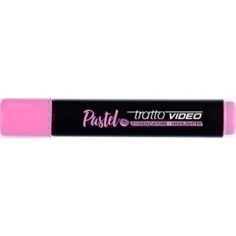 marcador-fluor-tratto-video-pastel-rosa-pomelo-caja-de-12
