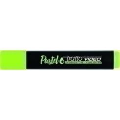 Marcador Fluor Tratto Video Pastel Verde Aguacate Caja De 12