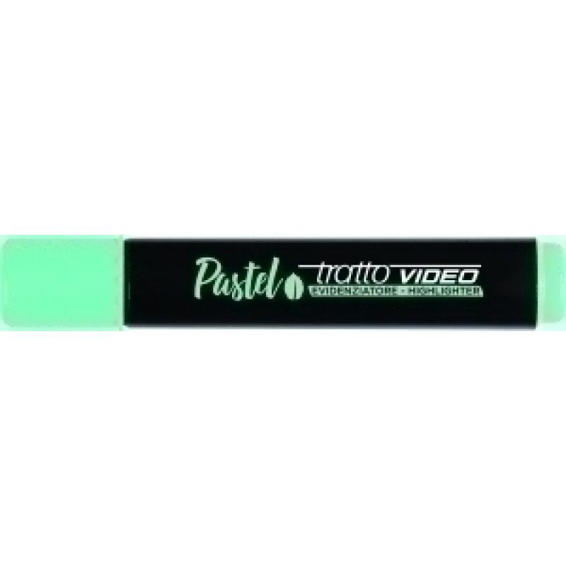 marcador-fluor-tratto-video-pastel-verde-menta-caja-de-12