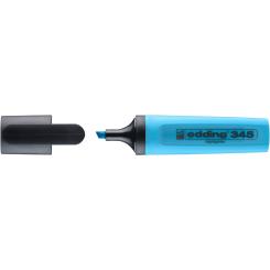 Edding 345 Marcador fluorescente. Trazo: 1- 5 mm. Color azul claro