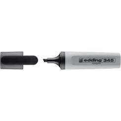 Edding 345 Marcador fluorescente. Trazo: 1- 5 mm. Color gris
