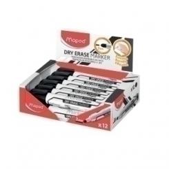 Marcador Maped Borrable Jumbo Multi Superficie Conico 2 Mm. Negro