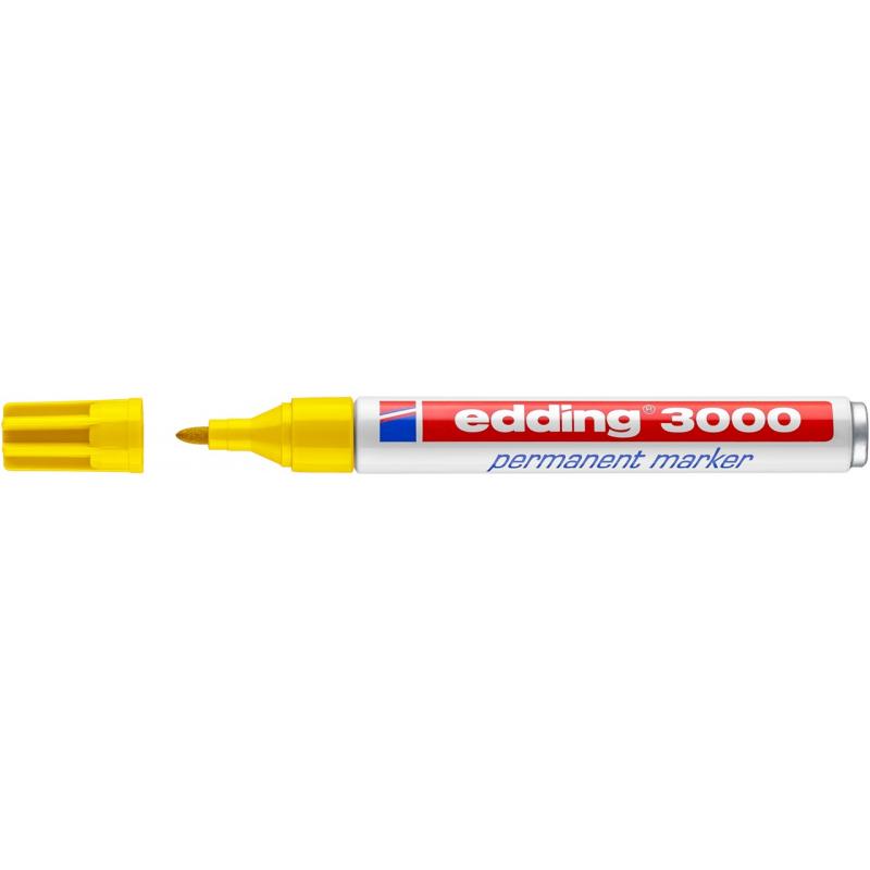 marcador-permanente-edding-3000-conico-amarillo