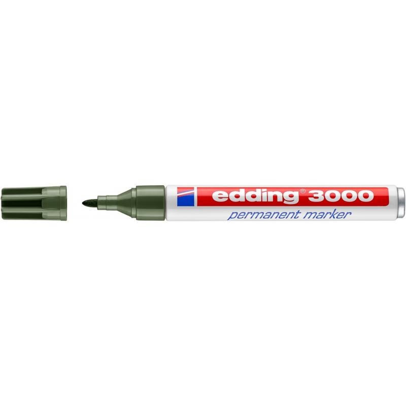 marcador-permanente-edding-3000-conico-verde-oliva