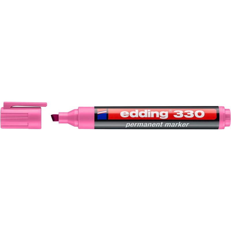marcador-permanente-edding-330-biselado-rosa