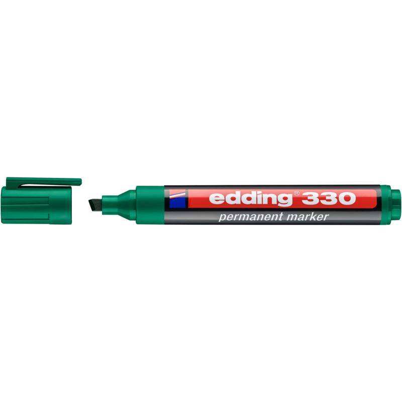 marcador-permanente-edding-330-biselado-verde