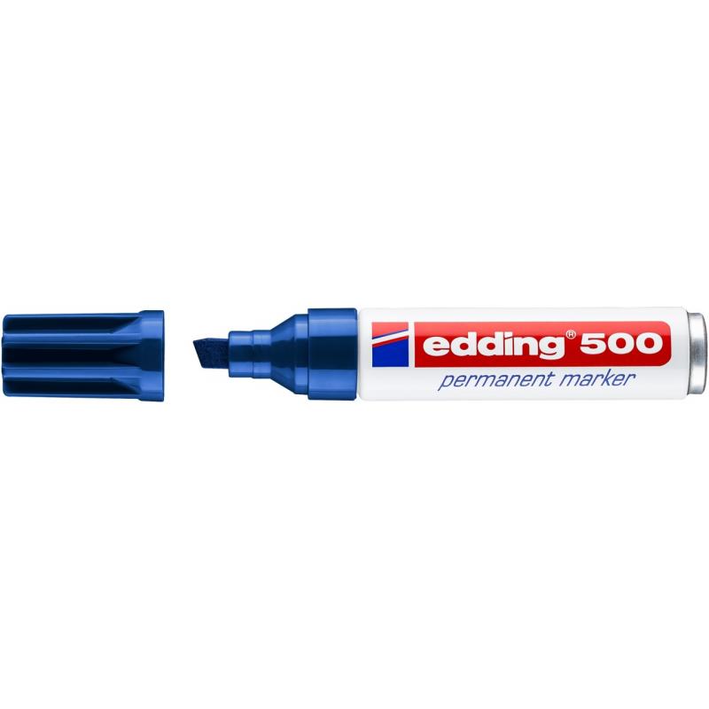 marcador-permanente-edding-500-biselado-azul