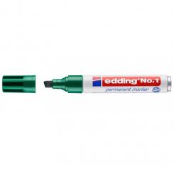 Marcador Permanente Edding No.1 Biselado Verde
