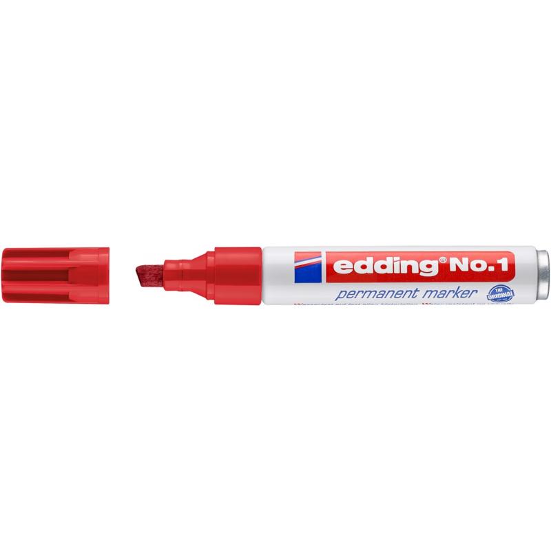 marcador-permanente-edding-no1-biselado-rojo