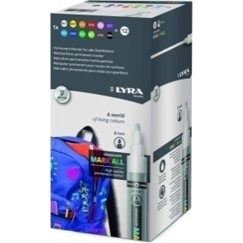 marcador-permanente-lyra-graduate-mark-all-conico-20-mm-surtido-estuche-de-12