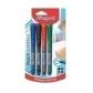 marcador-permanente-maped-custom-conico-1-mm-blister-de-4