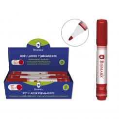 BISMARK Rotulador permanente 1.5mm rojo