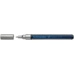 Marcador Permanente Schneider Maxx 271 Conico 1-2 Mm Plata