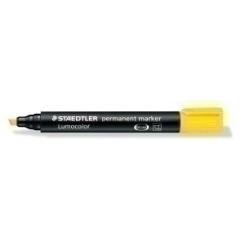 Marcador Permanente Staedtler 350 Lumocolor Biselado Amarillo