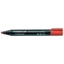 Marcador Permanente Staedtler 350 Lumocolor Biselado Rojo