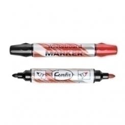 Marcador Pizarra Forofis Conico Doble Punta (Negro Y Rojo)