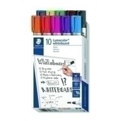 Marcador Pizarra Staedtler 351 Lumocolor Conico  Surtido Caja De 10