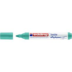 Edding 4500 Marcador textil para ropa. Trazo: 2-3 mm. A prueba de lavado  hasta 60º. Color verde pálido