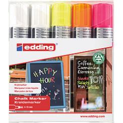 Marcador Tiza Líquida EDDING 4090 Colores Surtidos