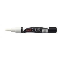 Marcador Tiza Liquida Uni-Ball Chalk Marker Pwe-3Ms 0,7 Mm Blanco