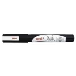 Marcador Tiza Liquida Uni-Ball Chalk Marker Pwe-3Ms 0,7 Mm Negro