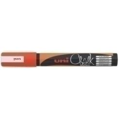 Marcador Tiza Liquida Uni-Ball Chalk Marker Pwe-5M 1,8-2,5 Mm Naranja