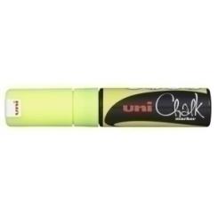 Marcador Tiza Liquida Uni-Ball Chalk Marker Pwe-8K 8.0 Mm Amarillo