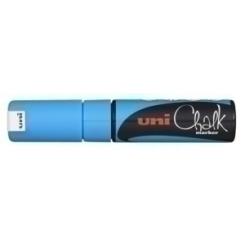 Marcador Tiza Liquida Uni-Ball Chalk Marker Pwe-8K 8.0 Mm Azul Claro