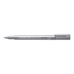 Marcador T.Opaca No Perm. Staedtler 8323 Metalico Plata