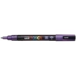 Marcador T.Opaca No Perm. Uni Posca  0,9 (Pc-3Ml) Purpurina Violeta