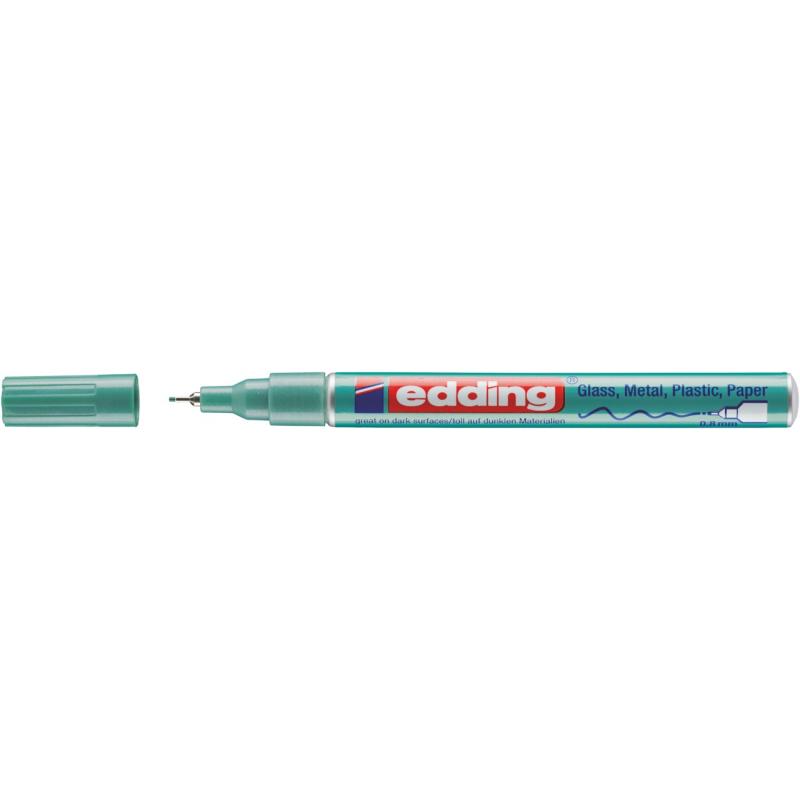 marcador-topaca-perm-edding-780-conico-verde-metalico