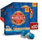 Marcilla Cápsulas de Café Descafeinado Intensidad 6 PACK 200 Cápsulas Compatibles Nespresso