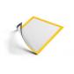 Marco Durable Magnético Duraframe  A4 Amarillo Bolsa De 5