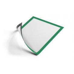 Marco Durable Magnético Duraframe  A4 Verde Bolsa De 5