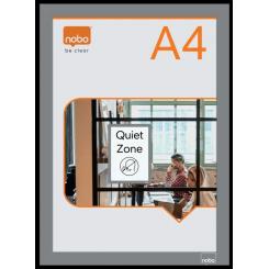 Marco magnético autoadhesivo NOBO, 2 unidades, A4, plata