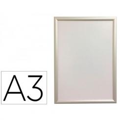 Marco porta anuncios Q-CONNECT DIN A3 marco de aluminio 32,7x45x1,2 cm