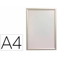 Marco porta anuncios Q-CONNECT DIN A4 marco de aluminio 24x32,7x1,2 cm