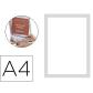 marco-porta-anuncios-q-connect-magneto-din-a4-dorso-adhesivo-removible-color-plata-pack-de-2
