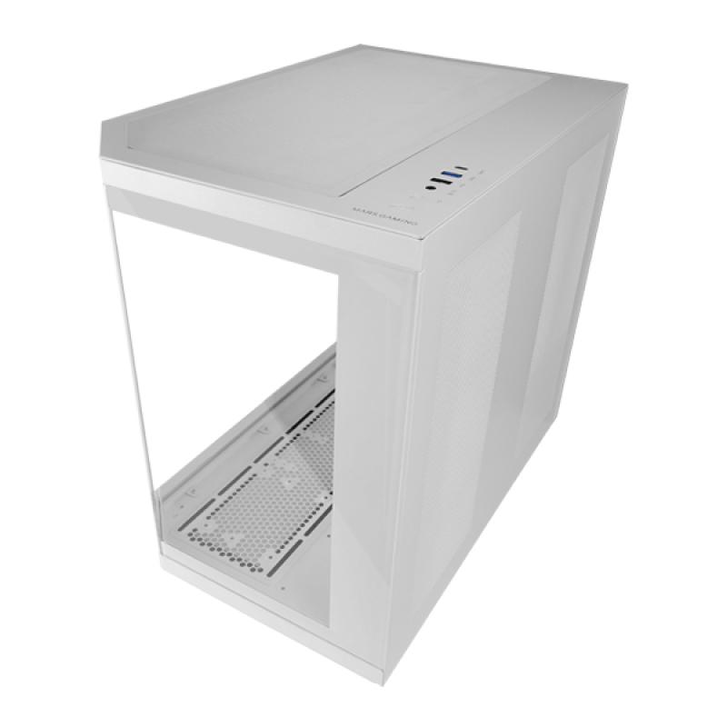 mars-gaming-mc-3tcore-caja-gaming-custom-atx-triple-ventana-cristal-templado-extraible-camara-dual-semitorre-compatible-con-placas-base-de-conector-inverso-soporte-refrigeracion-liquida-blanco