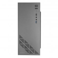 Mars Gaming MC100 - Caja Gaming ATX, ventilador 90mm FRGB, ventilación convect-cool, color negro