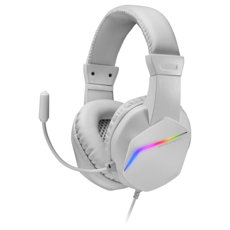 mars-gaming-mh122-blanco-cascos-gaming-frgb-over-ear-con-microfono-sonido-hifi-cancelacion-de-sonido-ultraligeros-ps4-ps5-xbox-switch-tablet-windows-mac