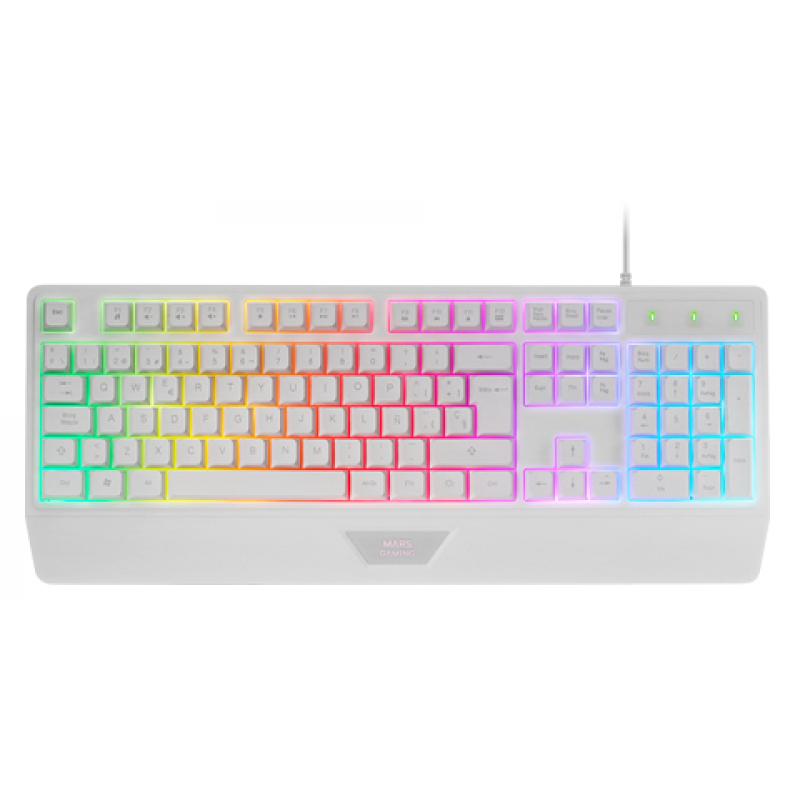 mars-gaming-mk124-teclado-ergonomico-h-mech-reposamunecas-integrado-iluminacion-frgb-rainbow-teclado-gaming-antighosting-avanzado-teclado-pc-completo-multiplataforma-idioma-espanol-blanco